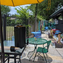 Some of the tables available at the location