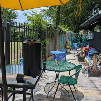 Coffee Corner - Some of the tables available at the location - Coffee & Tea Near Me - Houston, Texas