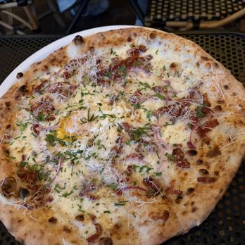 Vesta - Carbonara Pizza - Pizza Near Me - Redwood City, California