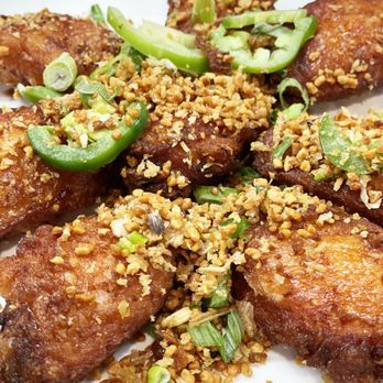 Tasty Spot Cafe - garlic wings - Hong Kong Style Cafe Near Me - Rowland Heights, California