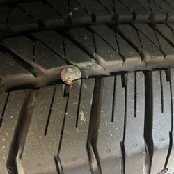 Hertz Rent A Car - Nail in tire