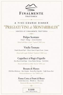 Menu photo 1 Finalmente Trattoria Westport, CT Menu photo 1 Finalmente Trattoria Westport, CT