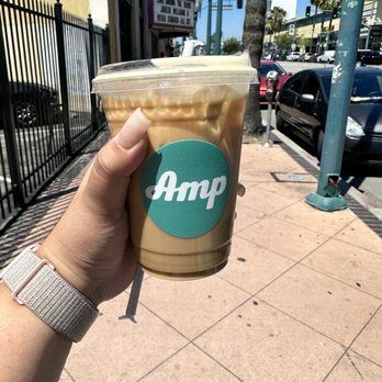 Amp Coffee Los Angeles - Honey vanilla latte - Coffee & Tea Near Me - North Hollywood, California Amp Coffee Los Angeles - Honey vanilla latte - Coffee & Tea Near Me - North Hollywood, California
