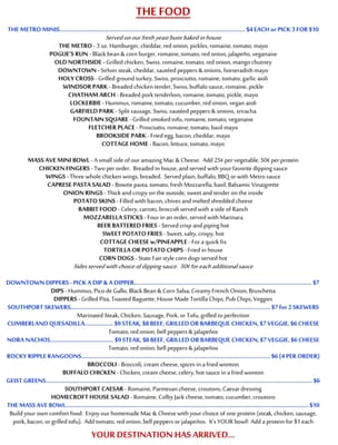 Menu photo 4 Metro Indianapolis, IN