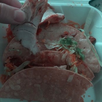 Polibertos Taco Shop - "Chicken" taco - Mexican Near Me - Glendale, Arizona