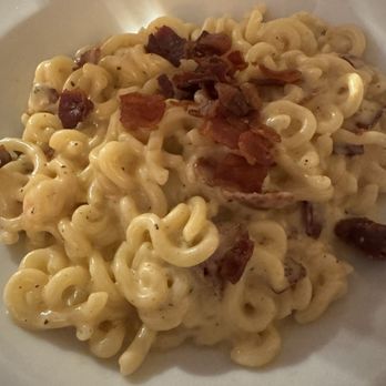 Novitá - Gramigna Alla Carbonara - Italian Near Me - New York, New York Novitá - Gramigna Alla Carbonara - Italian Near Me - New York, New York