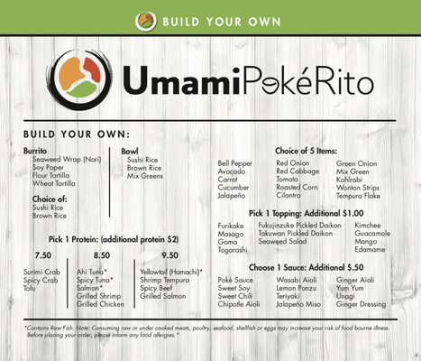 Menu photo 8 Umami PokéRito Charlotte, NC Menu photo 8 Umami PokéRito Charlotte, NC