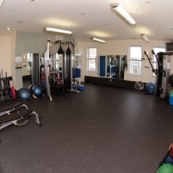 Iron Works Fitness - Functional fitness room.  Medicine balls; 360 cable machine; 2 person cable machine; free weights.  Steps & resistance bands.
