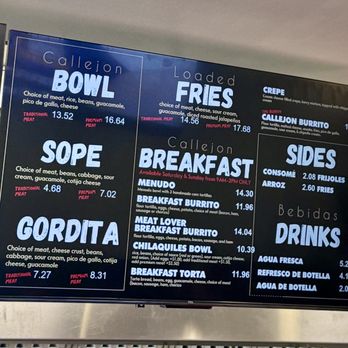 Tacos El Callejon - Menu - Tacos Near Me - Colton, California Tacos El Callejon - Menu - Tacos Near Me - Colton, California