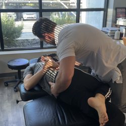 Stratton Sport & Spine - My (tall, also hypermobile) son getting fixed by the Master.