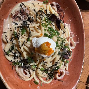 Herringbone Waikiki - Mentaiko pasta - Seafood Near Me - Honolulu, Hawaii