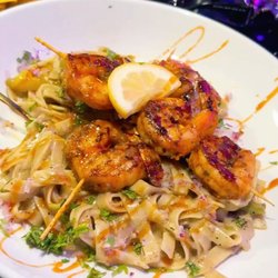 Wild Fire Shrimp Alfredo so good!!