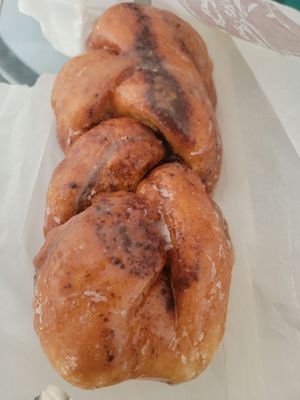 Rose Donuts And Ice Cream by null