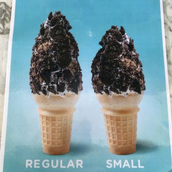 Sweet Jesus - ice cream sizes - Desserts Near Me - Niagara Falls, Ontario