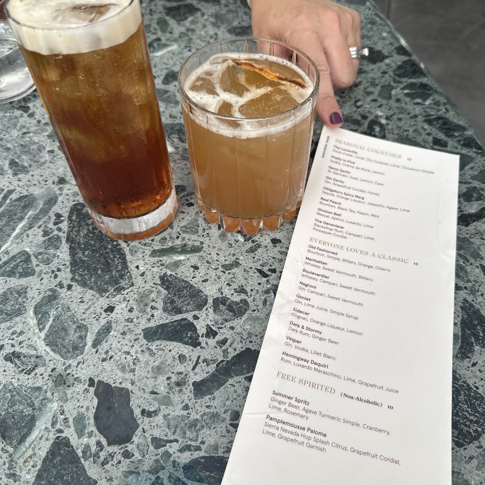 Bar Genevieve - Real peach and The Louisville - Mediterranean Near Me - Louisville, Kentucky