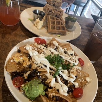 Bruncheonette - Chilaqueles and Chicken N Waffles - Breakfast & Brunch Near Me - Spokane, Washington