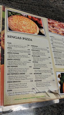 Menu photo 3 Singas Famous Pizza Jersey City, NJ Menu photo 3 Singas Famous Pizza Jersey City, NJ