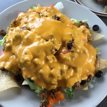 Three Seasons Cafe - Nachos grande. It's BIG. Worth it. Note* it's nacho cheese only over all the fresh veggies. - Breakfast & Brunch Near Me - Manistique, Michigan Three Seasons Cafe - Nachos grande. It's BIG. Worth it. Note* it's nacho cheese only over all the fresh veggies. - Breakfast & Brunch Near Me - Manistique, Michigan