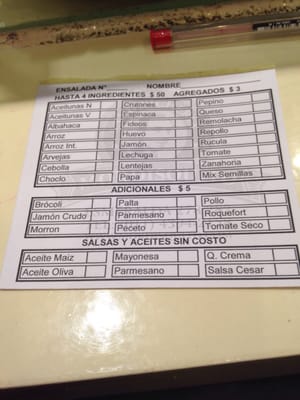 Menu photo 3 Mordisquito Buenos Aires, C