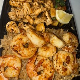 Chicken and Shrimp Burrito
