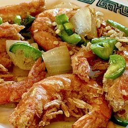 Salt and Pepper Shrimp in Shell. Salt and Pepper Shrimp in Shell.