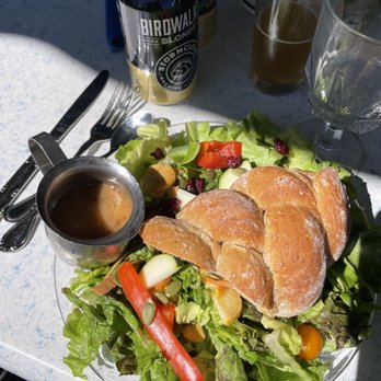 Good Harbor Grill - fresh salad & bread - Breakfast & Brunch Near Me - Glen Arbor, Michigan