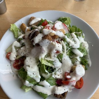 The Stik Restaurant and Lounge - House salad Beer battered fish - New American Near Me - Wrangell, Alaska The Stik Restaurant and Lounge - House salad Beer battered fish - New American Near Me - Wrangell, Alaska