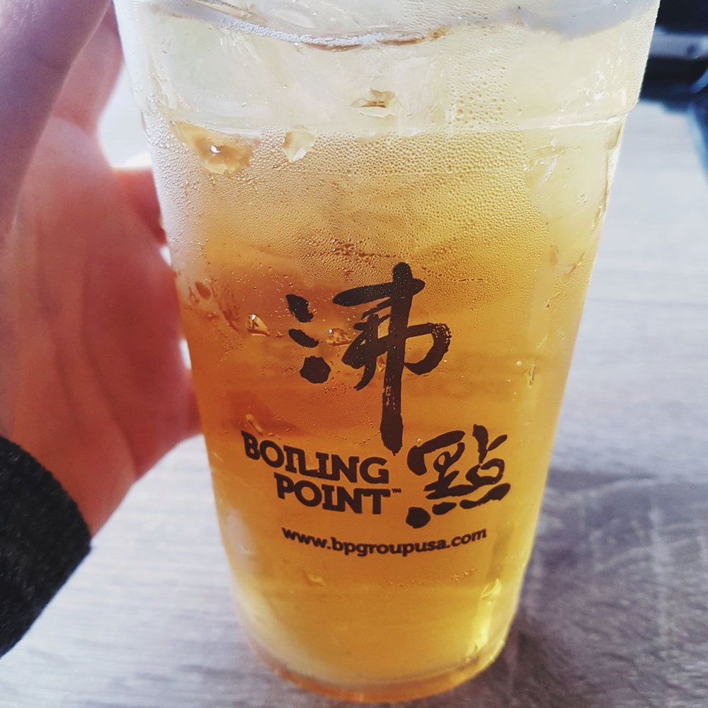 Boiling Point - Complimentary Iced Black tea - Taiwanese Near Me - San Jose, California