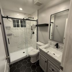 MZT Property Solutions - Bathroom renovation we did in Mt. Sinai
