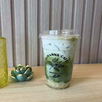 Eliyanna Cafe - Banana matcha - Coffee & Tea Near Me - Manteca, California Eliyanna Cafe - Banana matcha - Coffee & Tea Near Me - Manteca, California
