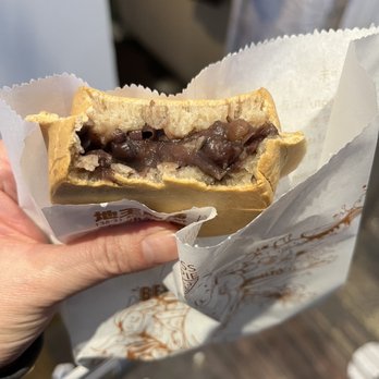Bearin Wheel Pie - Red bean, I wouldn't wait in line for this again - Desserts Near Me - Flushing, New York