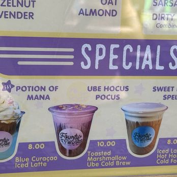 Fourty Winks - Menu - Coffee & Tea Near Me - Orlando, Florida