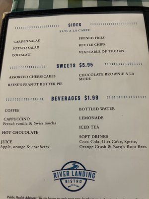 Menu photo 3 River Landing Bistro Dowling Park, FL