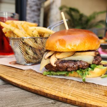 E.D.B - a cheeseburger and french fries - New American Near Me - Burbank, California
