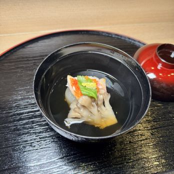Sushi Hiroyoshi - Kinmedai (golden eye snapper) in a dashi broth - Japanese Near Me - Las Vegas, Nevada Sushi Hiroyoshi - Kinmedai (golden eye snapper) in a dashi broth - Japanese Near Me - Las Vegas, Nevada