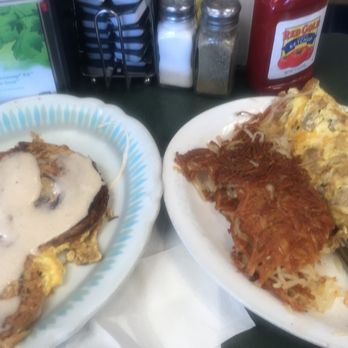Manny's Snack Shack - Cinnamon bun French toast on the left, a DELICIOUS meat omelet and crispy hash browns on the right. So good! - Breakfast & Brunch Near Me - Twin Lakes, Wisconsin Manny's Snack Shack - Cinnamon bun French toast on the left, a DELICIOUS meat omelet and crispy hash browns on the right. So good! - Breakfast & Brunch Near Me - Twin Lakes, Wisconsin