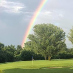 Rocky Lakes Golf Course - Rainbow over Rocky Lakes