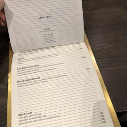 Breakfast menu Breakfast menu