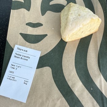 Starbucks - Vanilla Scone - Small - Coffee & Tea Near Me - St. Louis, Missouri