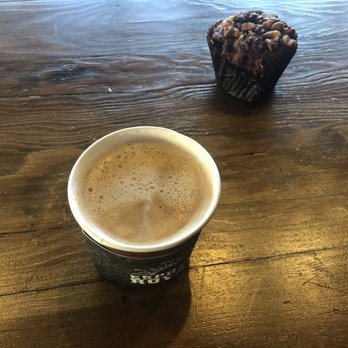 Espresso Royale Krannert View - Latte With Almond Milk And The Vegan Cranberry Banana Walnut Muffin - Coffee & Tea Near Me - Urbana, Illinois Espresso Royale Krannert View - Latte With Almond Milk And The Vegan Cranberry Banana Walnut Muffin - Coffee & Tea Near Me - Urbana, Illinois