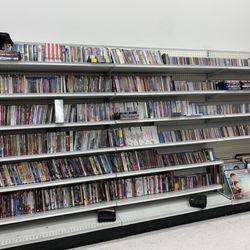 Deseret Industries - DVDs and CDs.