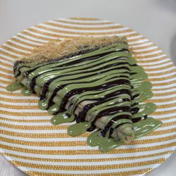 Our special Dubai Chocolate Crêpe