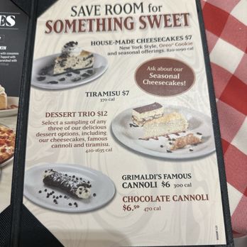 Grimaldi's Pizzeria - Dessert Trio - Pizza Near Me - Las Vegas, Nevada Grimaldi's Pizzeria - Dessert Trio - Pizza Near Me - Las Vegas, Nevada