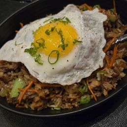 Adobo fried rice with pork belly Adobo fried rice with pork belly