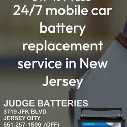 Judge Batteries - 24/7 BATTERY REPLACEMENT SERVICE