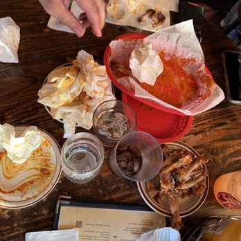 The 19th Hole - Aftermath of a few flights of the wings! - Bars Near Me - Tres Pinos, California The 19th Hole - Aftermath of a few flights of the wings! - Bars Near Me - Tres Pinos, California