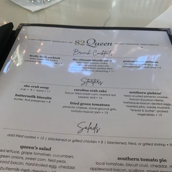 82 Queen - Menu - Southern Near Me - Charleston, South Carolina