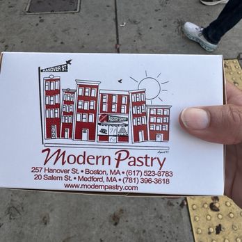 Modern Pastry Shop - To go box. - Bakeries Near Me - Boston, Massachusetts