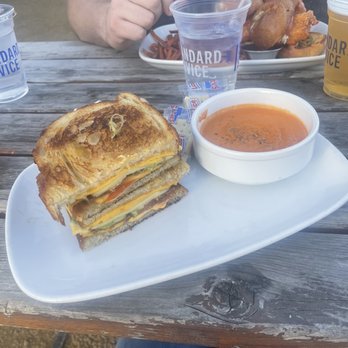 Standard Service - Heath - Grilled cheese and tomato soup - New American Near Me - Heath, Texas