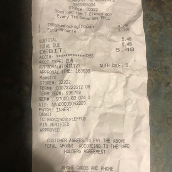 7-Eleven - My Receipt!!!! - Gas Stations Near Me - Macomb Township, Michigan 7-Eleven - My Receipt!!!! - Gas Stations Near Me - Macomb Township, Michigan